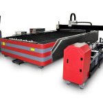 хаалттай төрөл cnc шилэн лазер хэрчих машин 500w / 1000w өндөр хүч