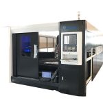 хуудас металл зэвэрдэггүй ган шилэн лазер хэрчих машин 1000w өндөр нарийвчлалтай